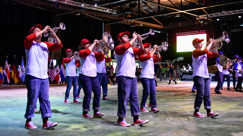 The Railmen perform in The Pavilion at Pan-Am on Saturday, August 13